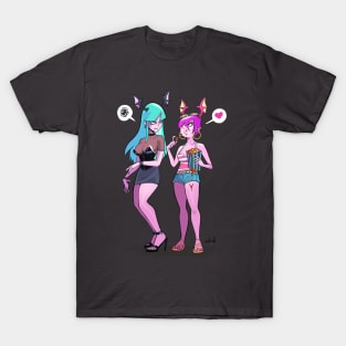 Morrigan and Lilith casual T-Shirt